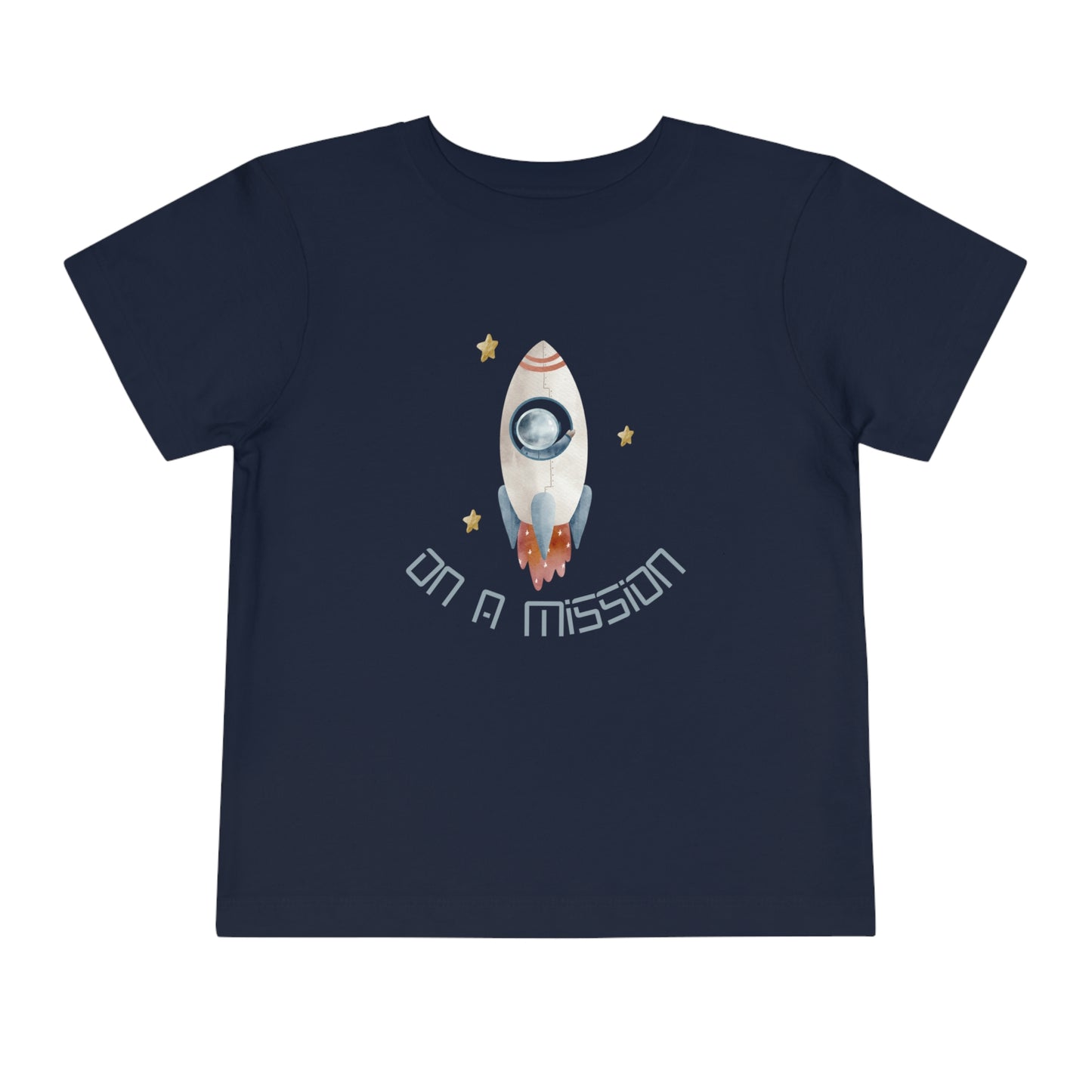 On a Mission Rocket Toddler Short Sleeve Tee