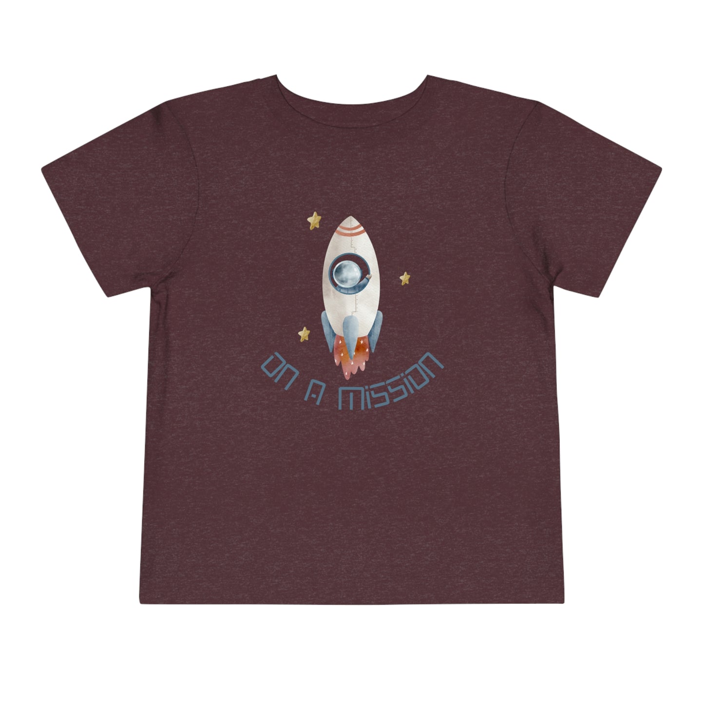 On a Mission Rocket Toddler Short Sleeve Tee