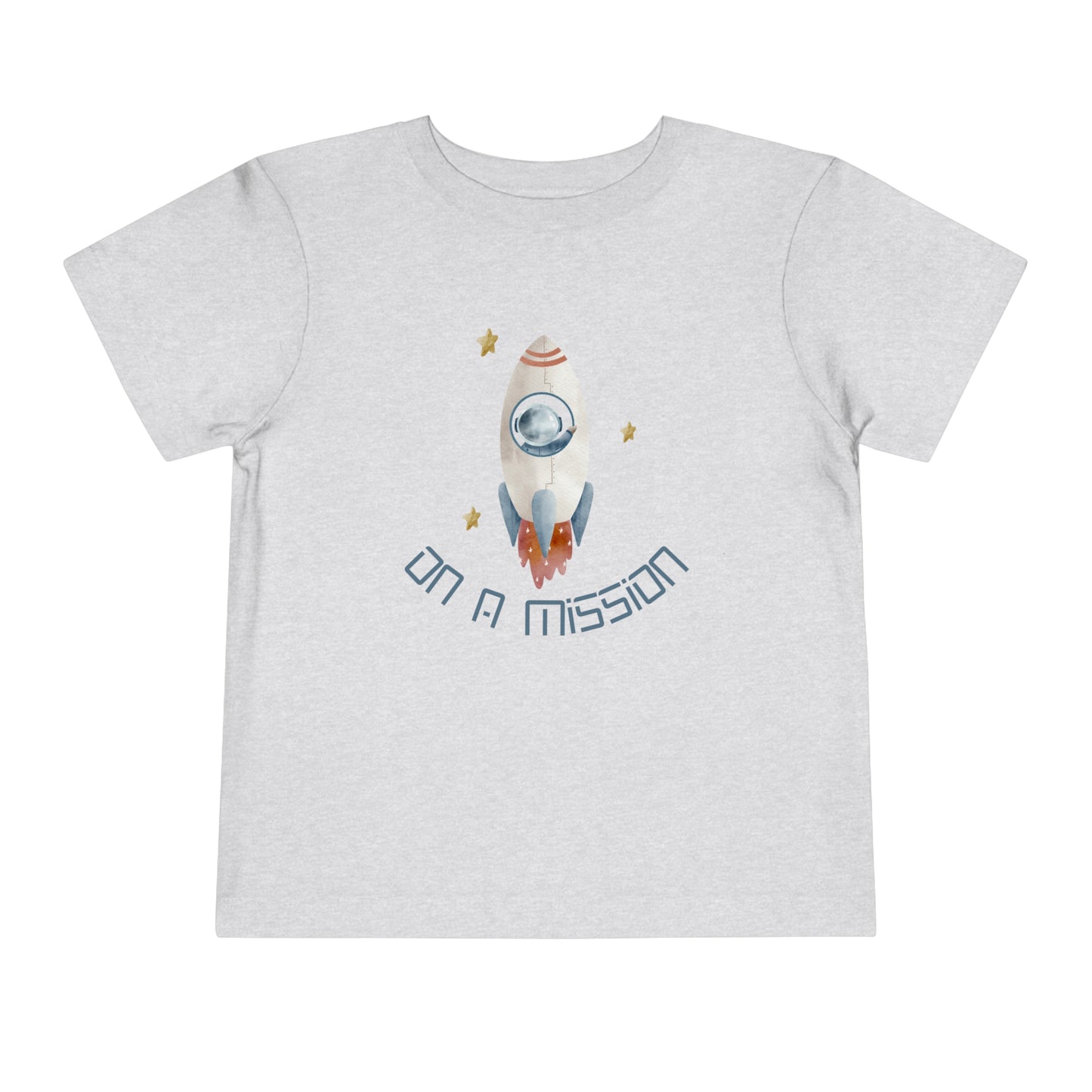 On a Mission Rocket Toddler Short Sleeve Tee