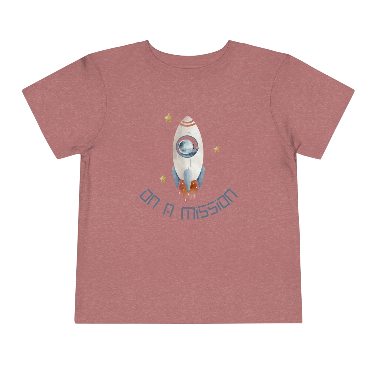 On a Mission Rocket Toddler Short Sleeve Tee