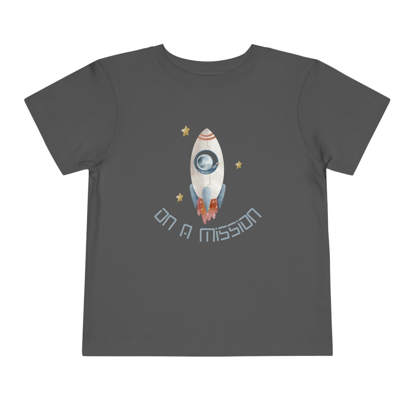 On a Mission Rocket Toddler Short Sleeve Tee