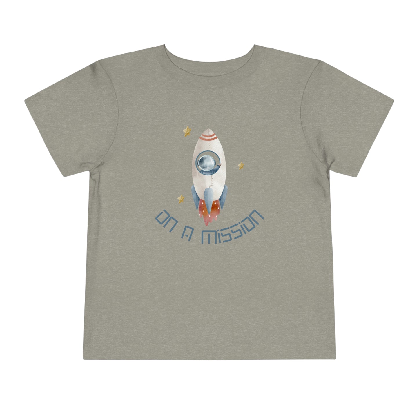 On a Mission Rocket Toddler Short Sleeve Tee