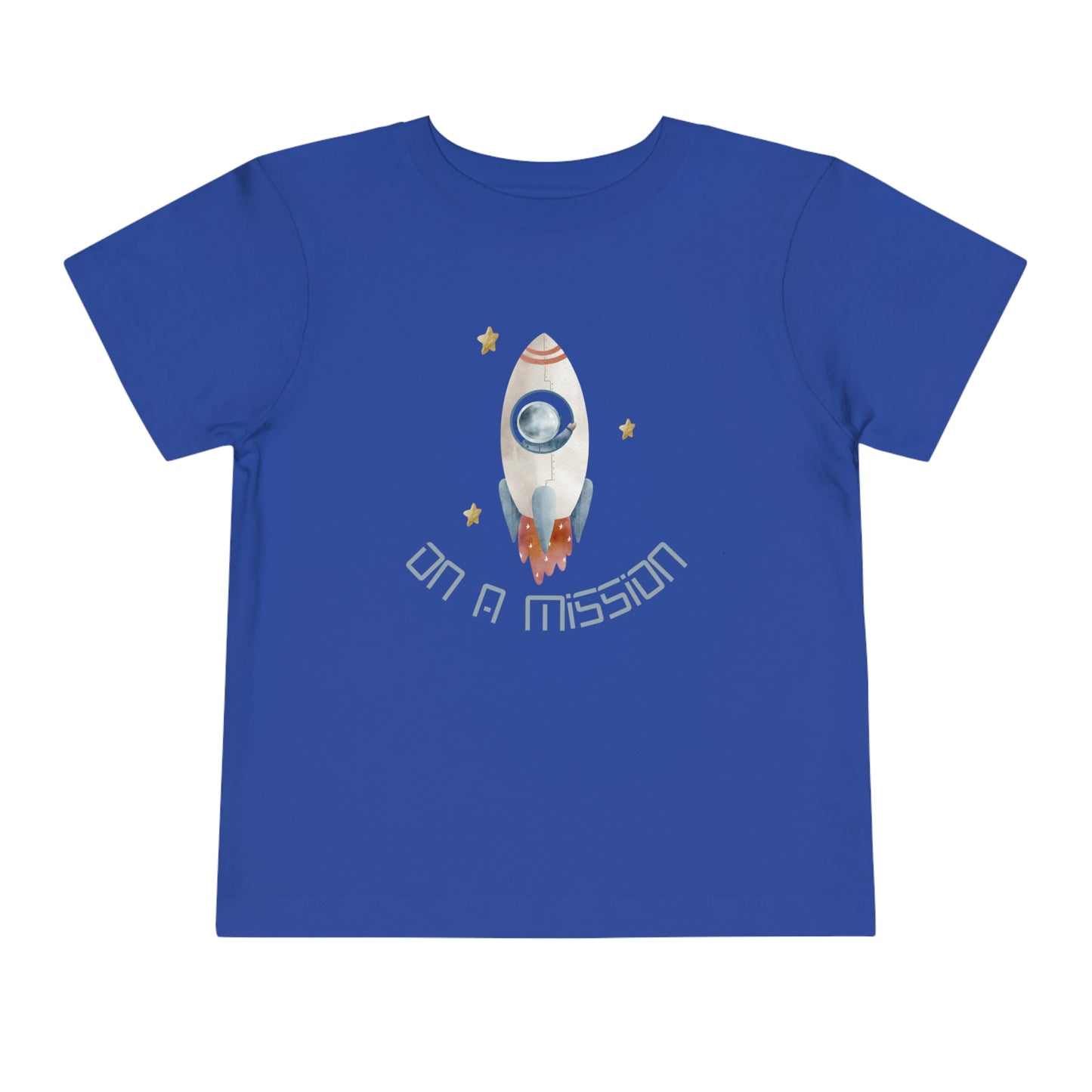 On a Mission Rocket Toddler Short Sleeve Tee