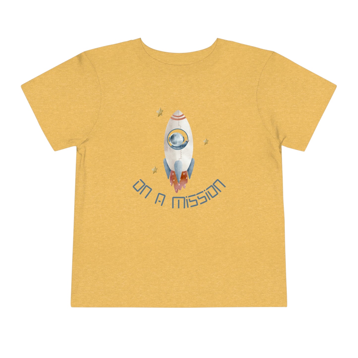 On a Mission Rocket Toddler Short Sleeve Tee