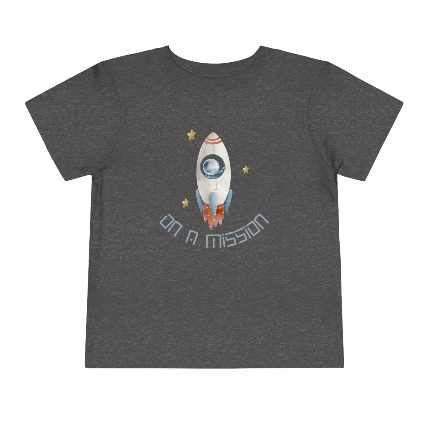 On a Mission Rocket Toddler Short Sleeve Tee