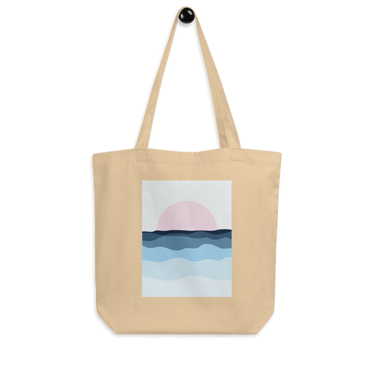 Boho Pastel Sunset 100% Organic Tote Bag