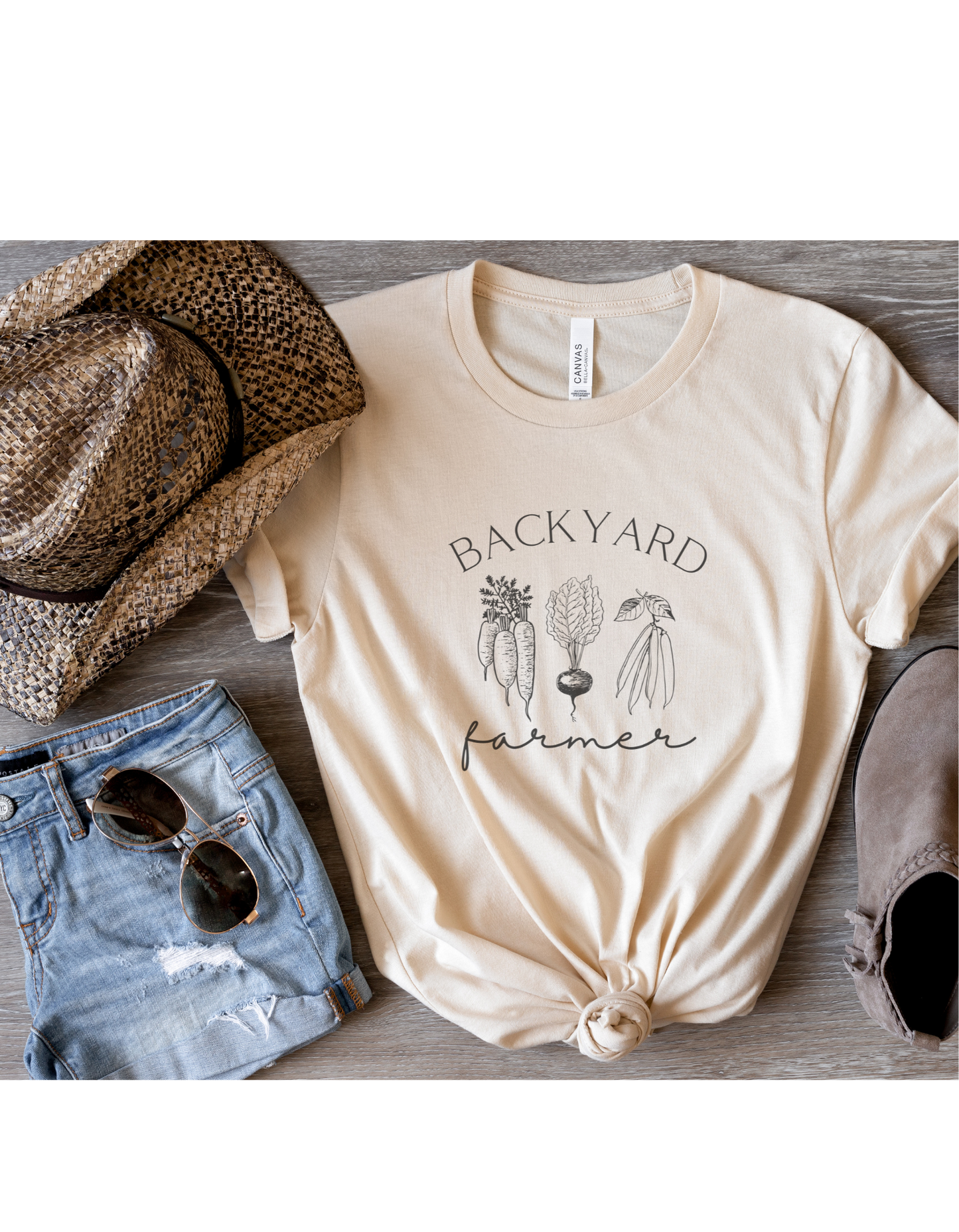 "Backyard Farmer" T-shirt, Homestead, Garden