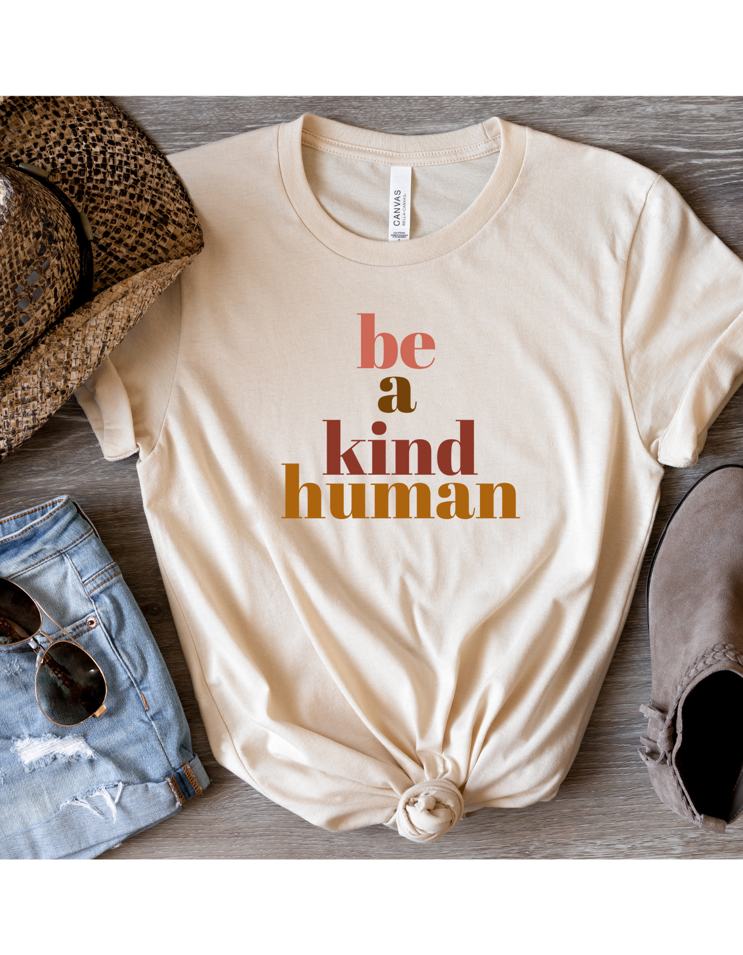 Be a Kind Human super comfy t-shirt, Fall, Autumn