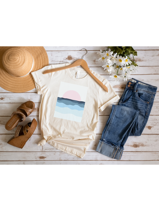 Boho Pastel Sunset t-shirt