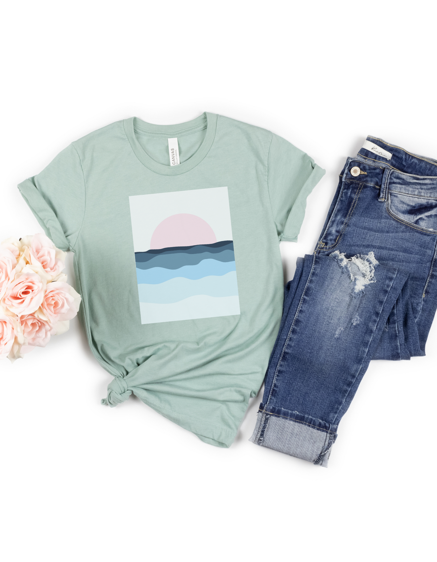 Boho Pastel Sunset t-shirt