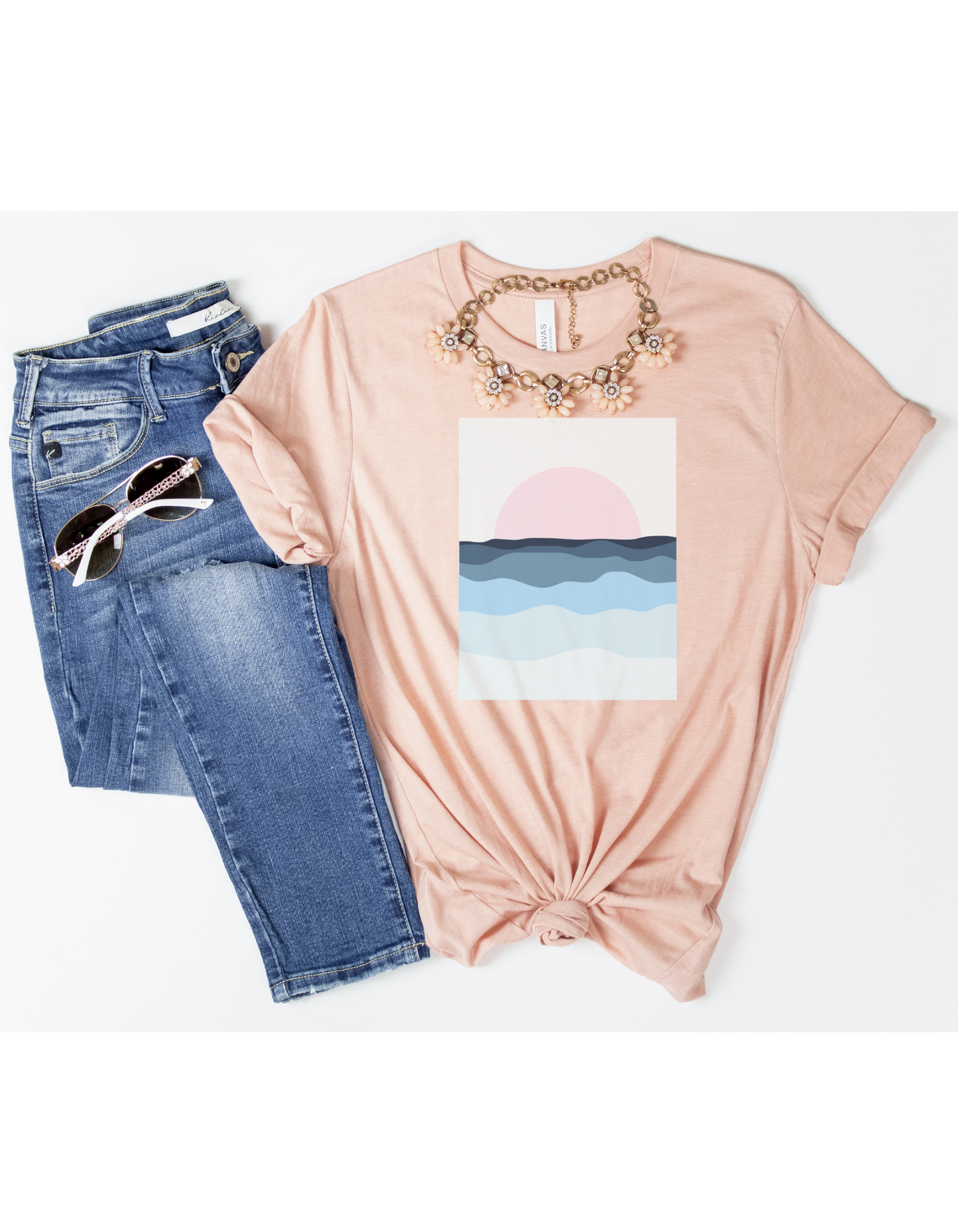 Boho Pastel Sunset t-shirt