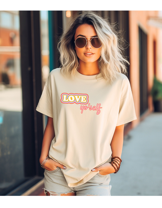 Love Yo'self Retro T-shirt