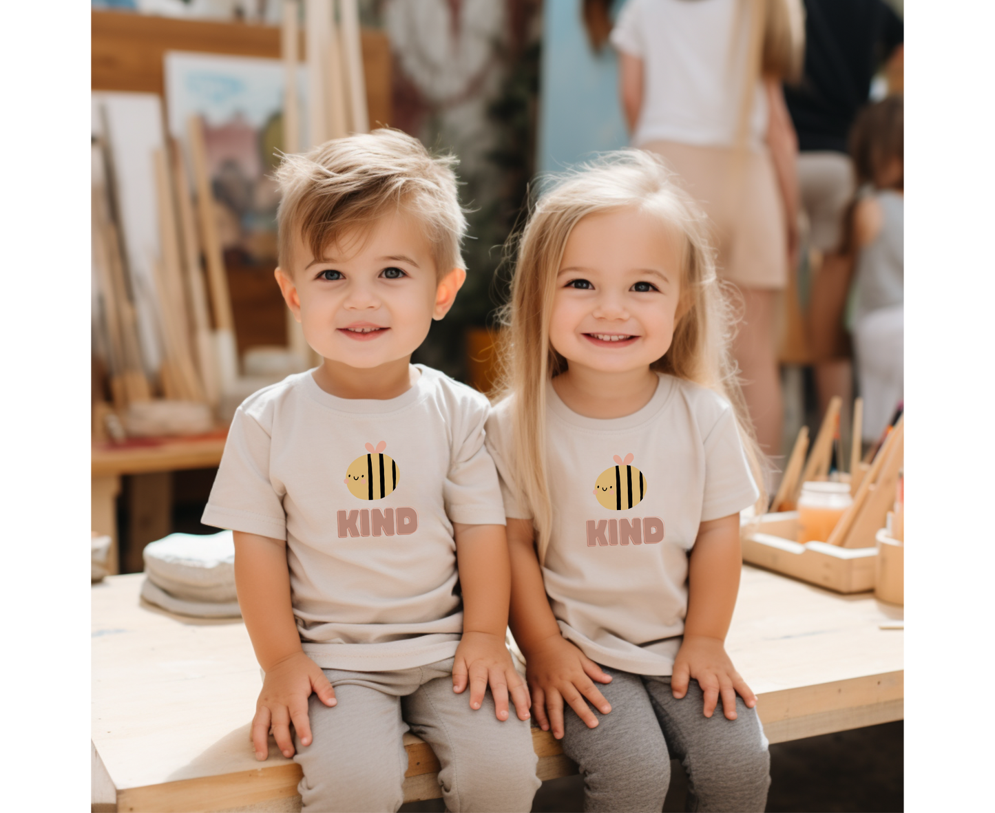 Bee Kind Toddler Short Sleeve Tee