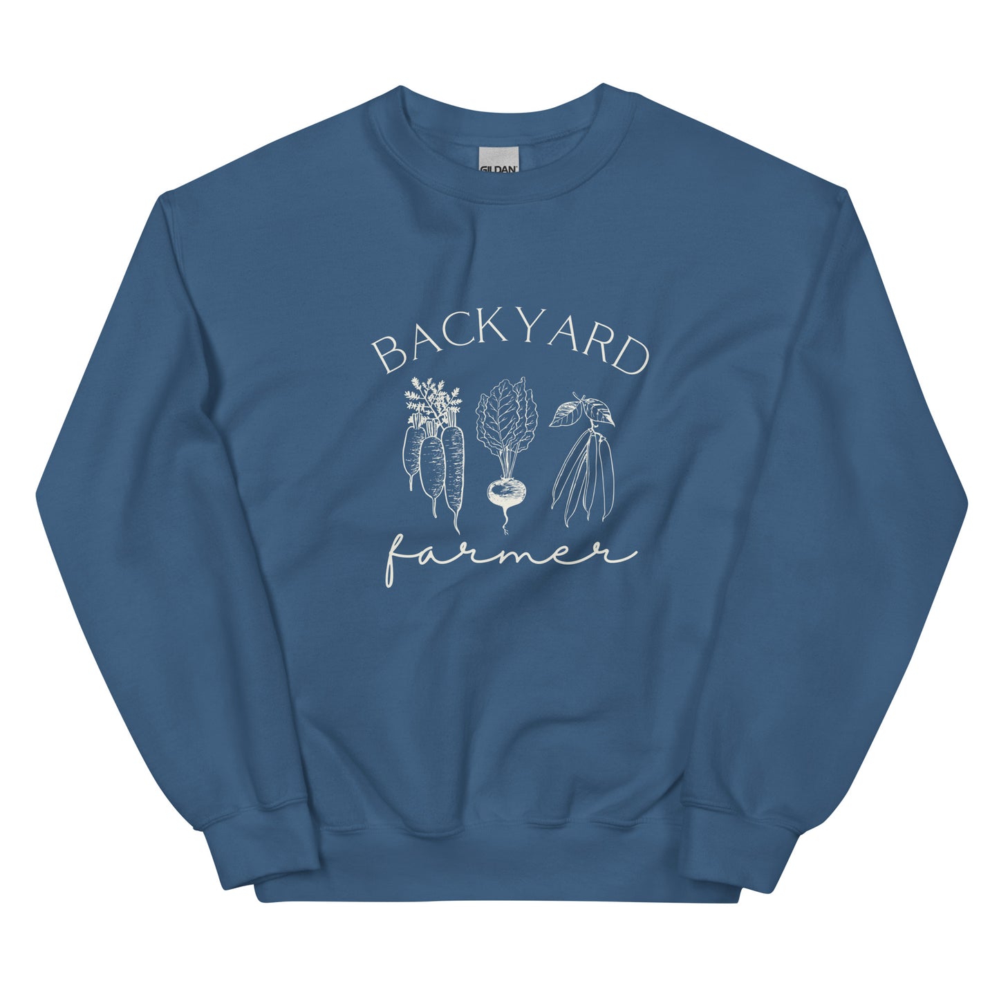 "Backyard Farmer" Unisex Sweatshirts, Homesteading, Gardening, Farming