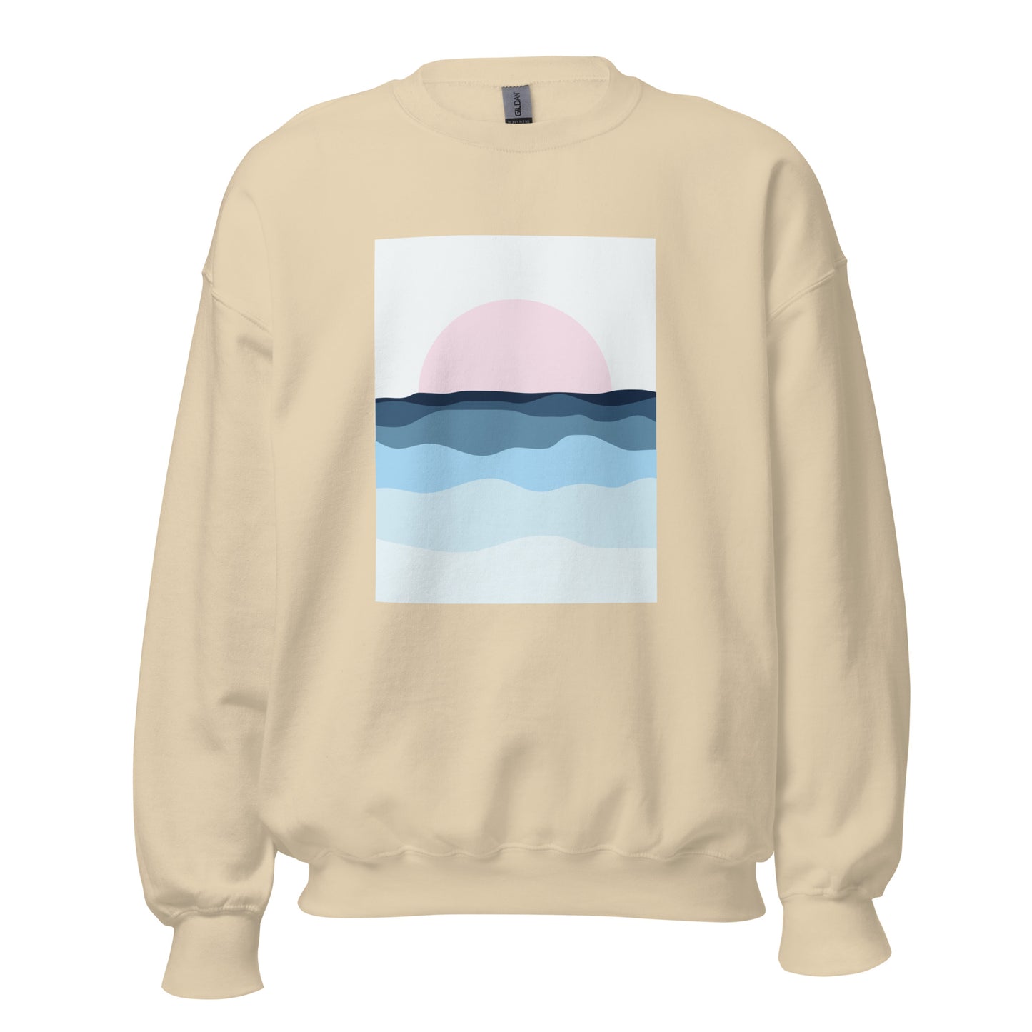 Boho Pastel Sunset Cozy Sweatshirt