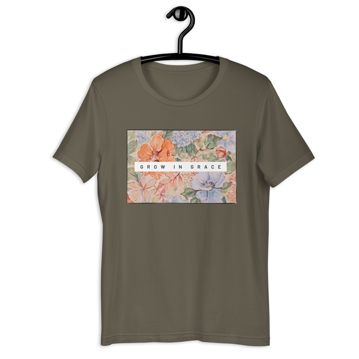 Grow in Grace Floral T-shirt