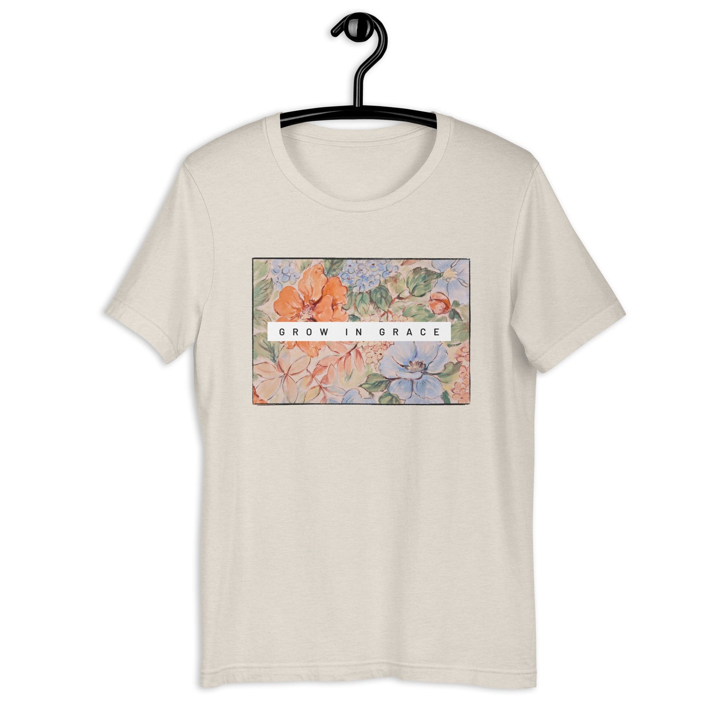 Grow in Grace Floral T-shirt