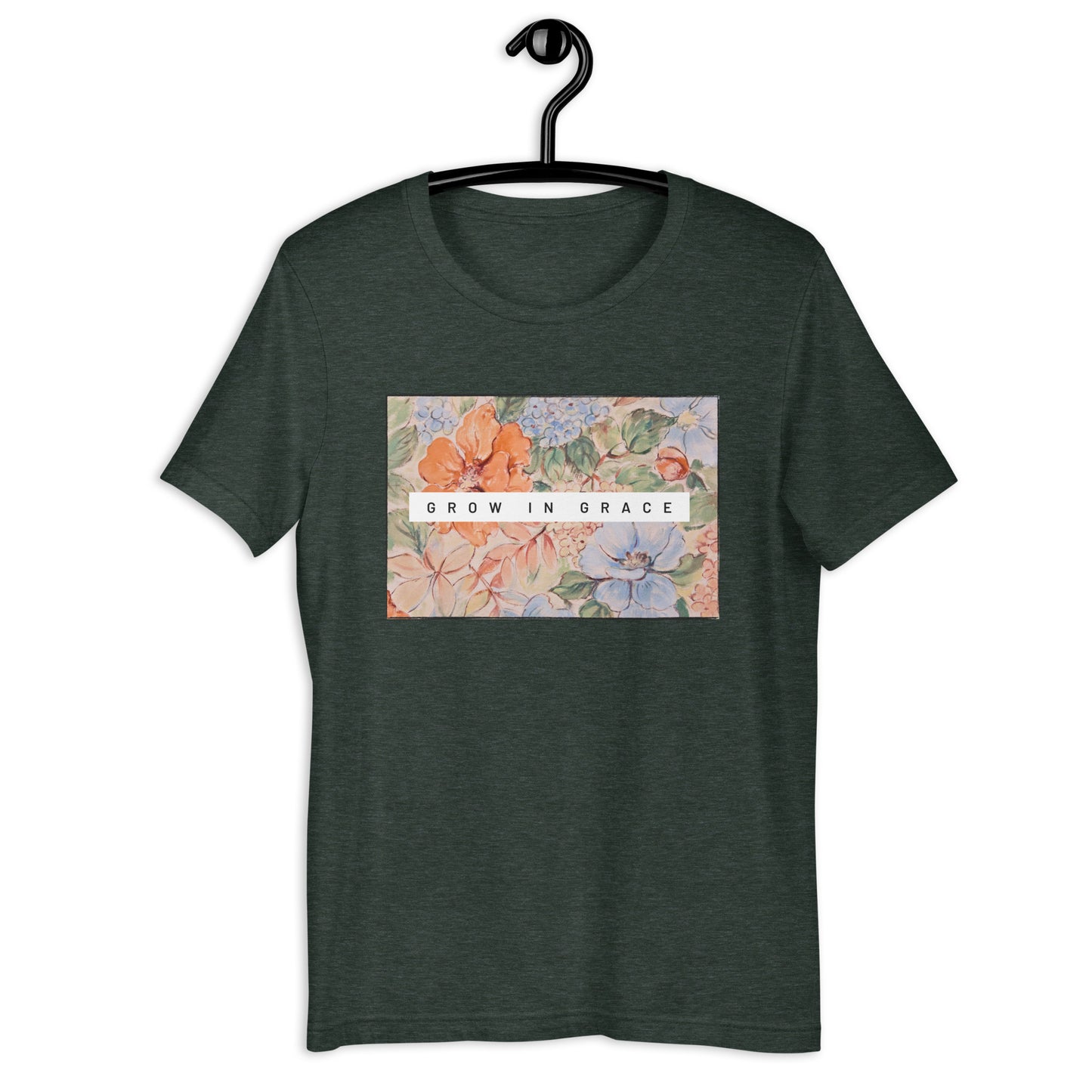 Grow in Grace Floral T-shirt