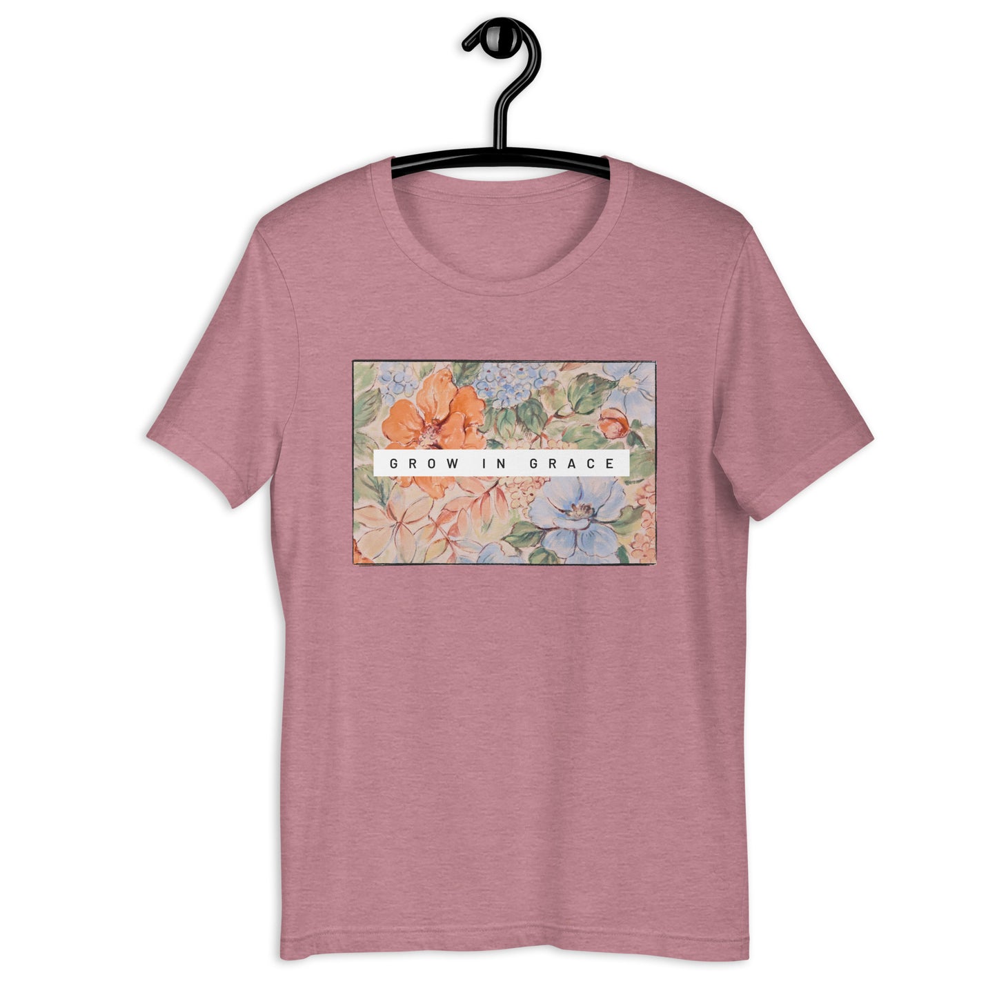 Grow in Grace Floral T-shirt