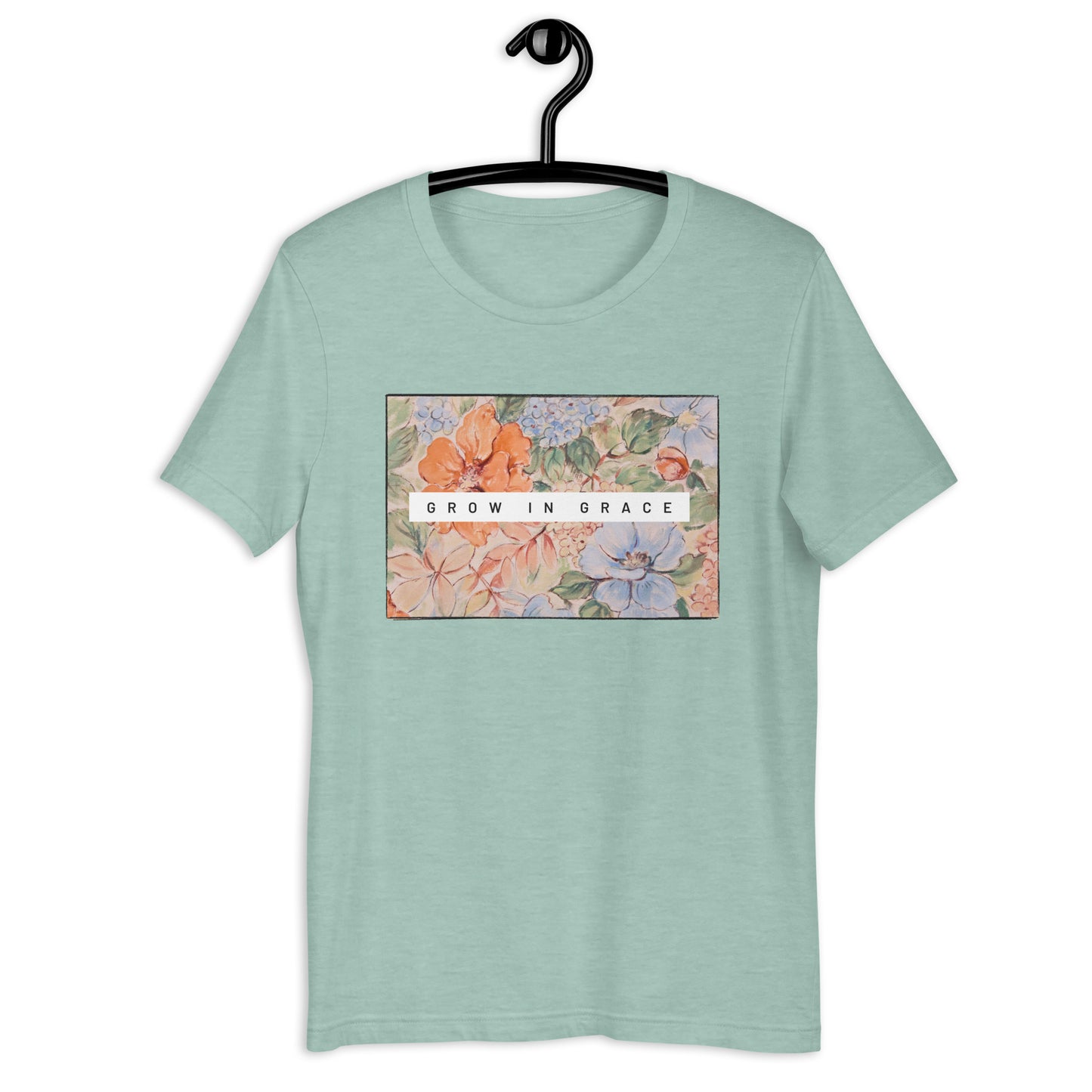 Grow in Grace Floral T-shirt