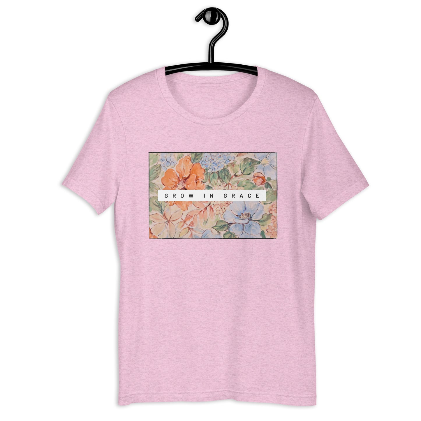 Grow in Grace Floral T-shirt