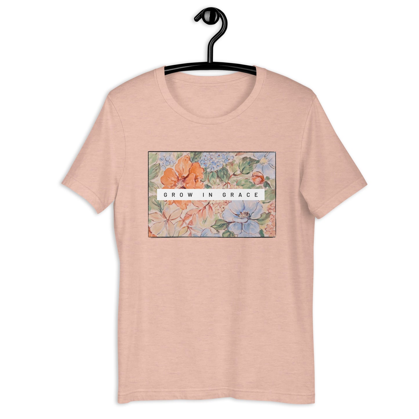 Grow in Grace Floral T-shirt