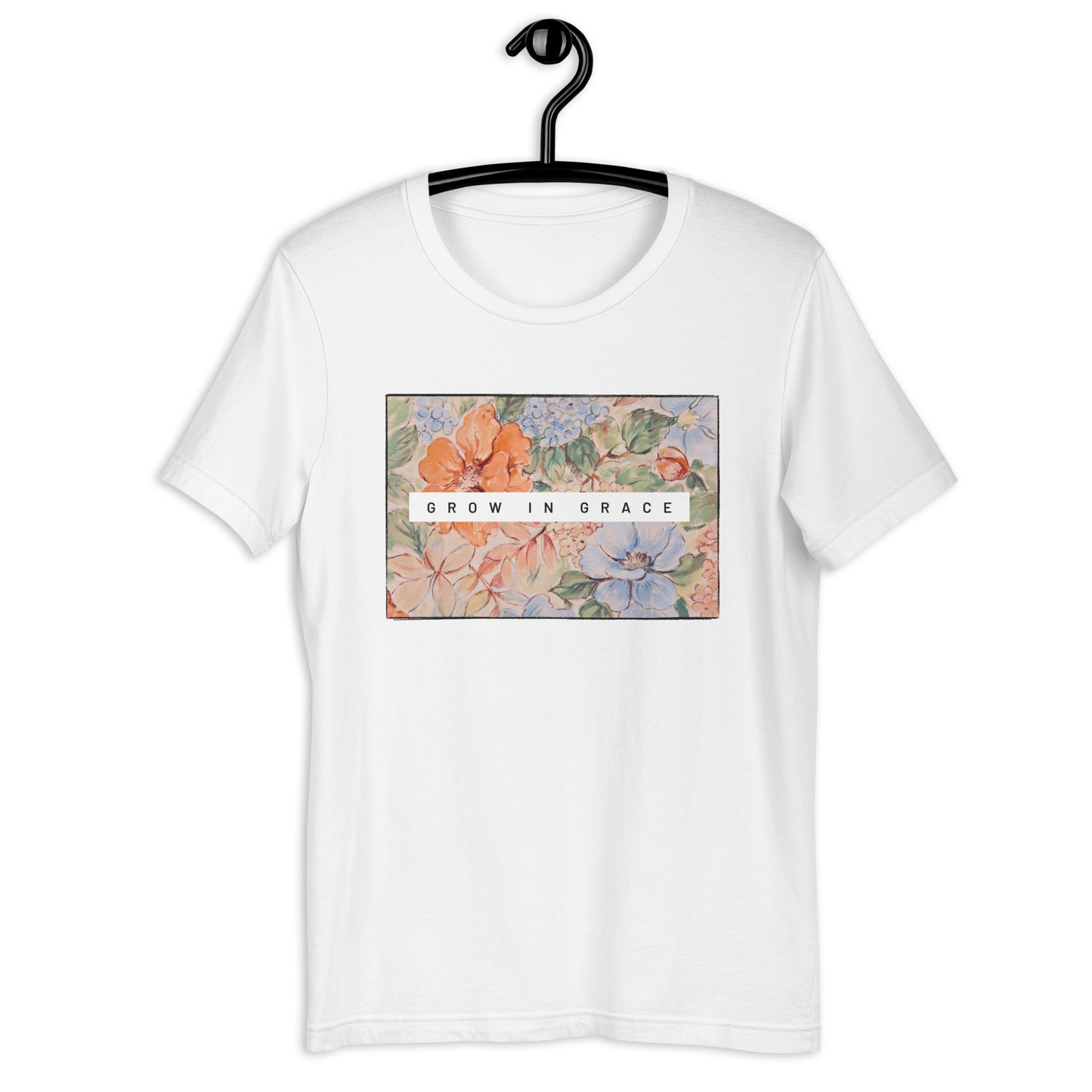 Grow in Grace Floral T-shirt