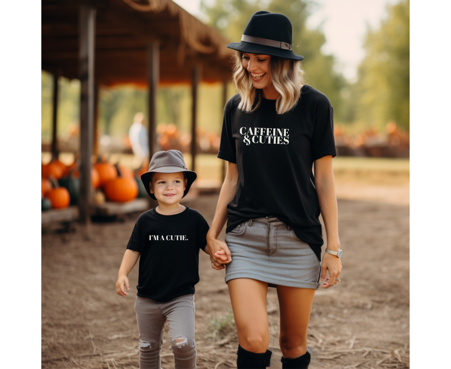 Caffeine & Cuties Cotton T-shirts and Onsies , Mommy and Me, Toddler, Boho